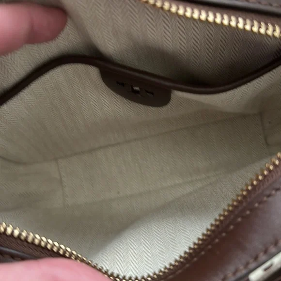 Tory Burch McGraw woven plaid camera bag - Picture 7 of 12